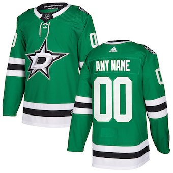 NHL Men adidas Dallas Stars Kelly Green Authentic  Customized Jersey